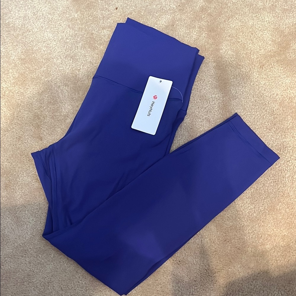 Vibrant Blue High-Waisted Leggings